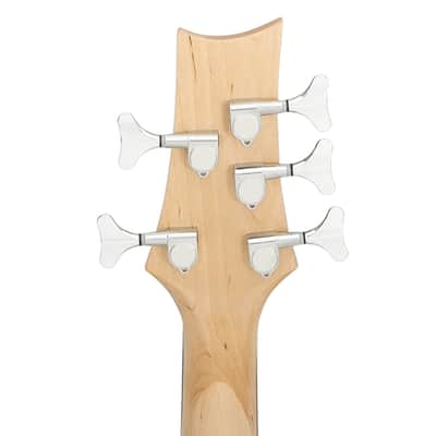 Glarry GIB Electric 5 String Bass Guitar Full Size Bag Strap Pick Connector Wrench Tool 2020s - Burlywood image 19