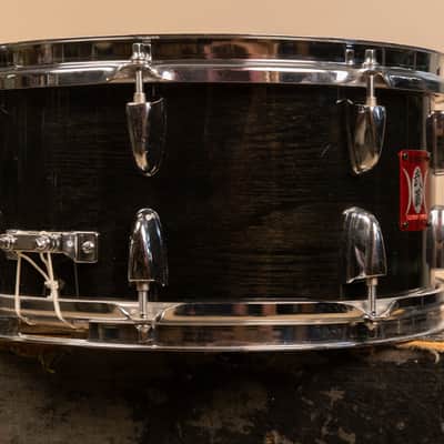 Yamaha 6.5x13 Musashi Oak Transparent Black Snare Drum image 8