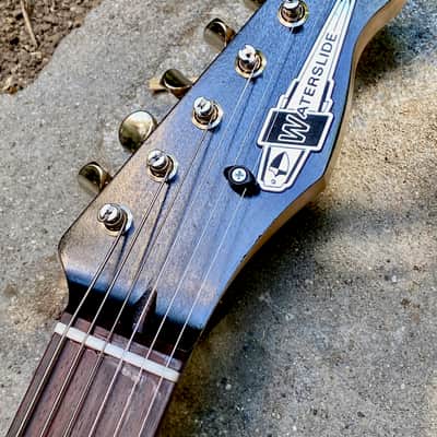 Waterslide Guitars T-Style Coodercaster  2021 Lake Placid Blue image 10