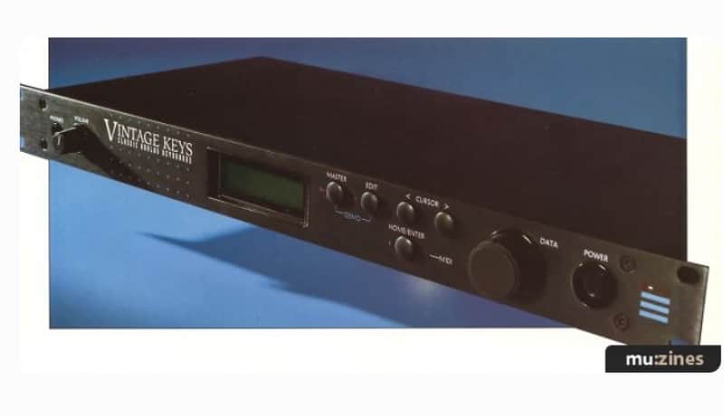 E-MU Systems Vintage Keys Rackmount 32-Voice Sampler Module 1993 - Black image 1