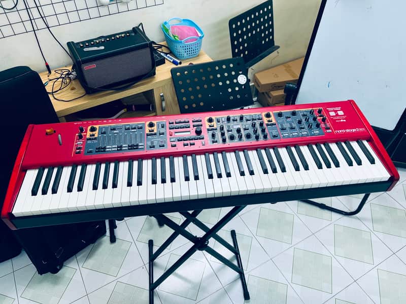 Nord Stage 2 EX HP76 Hammer Action Portable 76-Key Digital Piano 2015 - 2016 - Red image 1