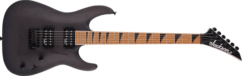 Jackson JS Series Dinky Arch Top JS24 DKAM, Caramelized Maple board, Black Stain image 1