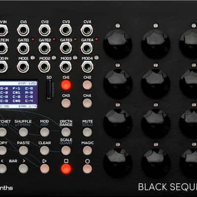 Erica Synths Black Sequencer Eurorack Module | Reverb