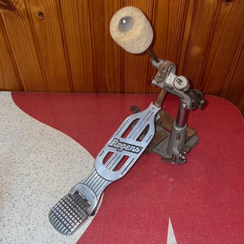 Vintage Rogers Swiv-O-Matic Bass Drum Pedal - Complete with Hoop Clamp image 1