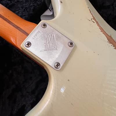 Fender Custom Shop '50s 250K Jazzmaster Relic Faded Aged Sonic Blue Master Built by Levi Perry image 8