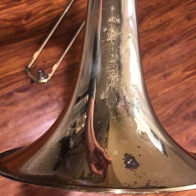F.E. Olds and Son Professional Level Tenor Trombone 1955-1979 - Brass READ image 14