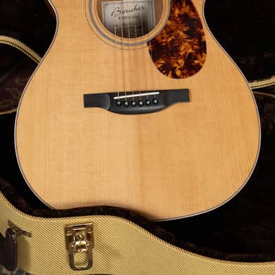 *Dread-Not Certified Used* Boucher BG-41-G Bluegrass Goose Series Gold Torrefied Adirondack/Mahogany OM Guitar w/K&K Pickup #1015 image 2