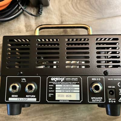 Orange Micro Dark 20-Watt Guitar Amp Head 2015 - Present Black image 3