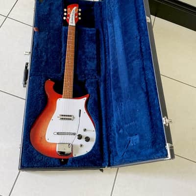 Rickenbacker 425 1967 - a very rare & stunning Fireglo 425 w/a cool factory Boyd Vibrato ! image 18