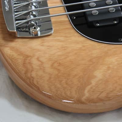Ernie Ball Music Man StingRay 5 H Left Handed Lefty 5 String Electric Bass - Natural Gloss Finish image 3