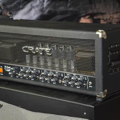 CRATE BV300H Blue Voodoo 300-Watts all tube powerhouse Guitar/Bass head*made at the old Ampeg factory/St.Louis/USA*excellent condition from our showroom*original user manual*clean channel=1969 SVT circuit!WOW! image 9