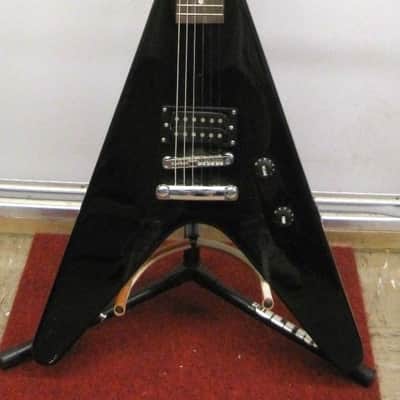 Black Mahar V-Style Electric Guitar image 2
