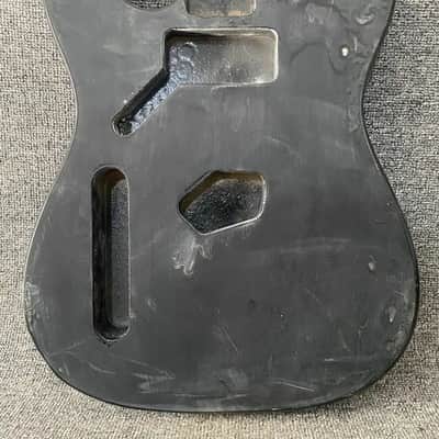 Lefty Matte Black Basswood Guitar Tele Style Body image 7