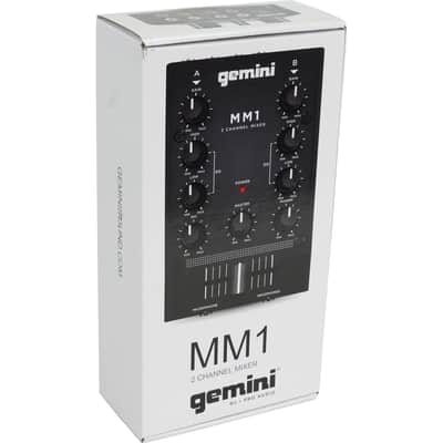 Gemini MM1 Pocket-Sized 2-Channel DJ Mixer w/ 2-Band EQ+Laptop Backpack image 6
