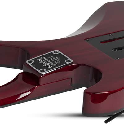 Schecter 1753-SHC Synyster Standard Plus 6 String Electric Guitar - Transparent Deep Red (1753) image 14
