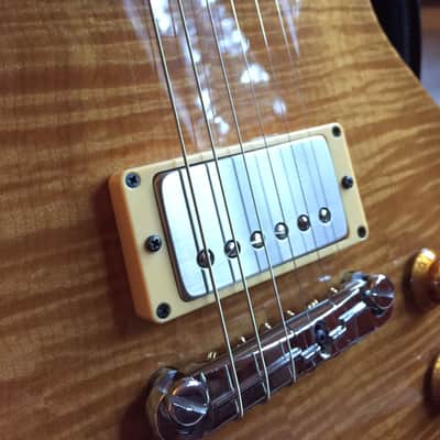 Hamer(USA) Archtop Studio 1994 Natural Blonde Flame (free shipping @ BIN price) image 4