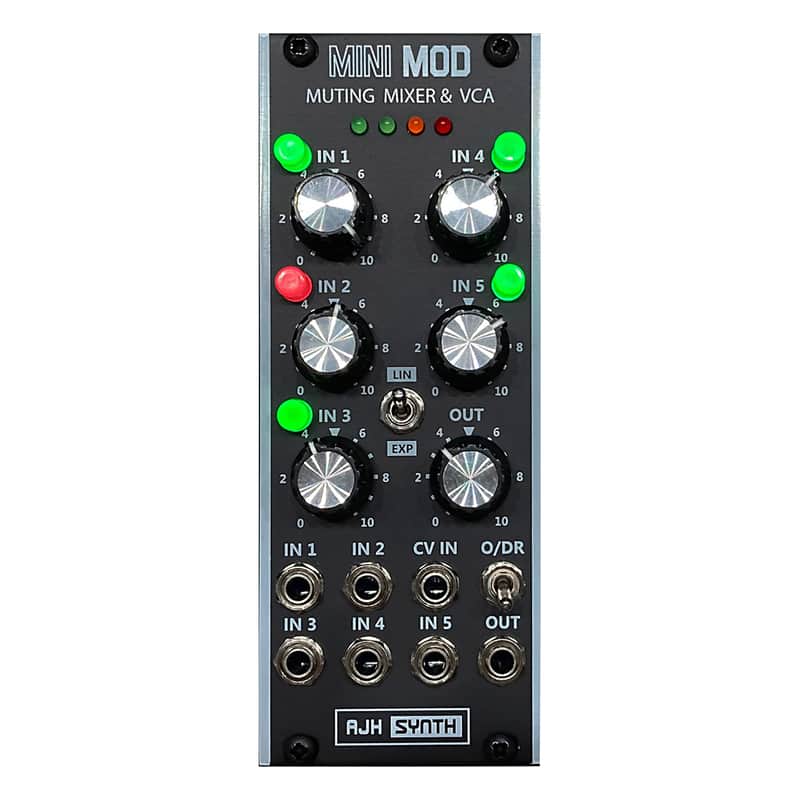 AJH Synth AJH Synth MiniMod Muting Mixer & VCA Eurorack Mo…