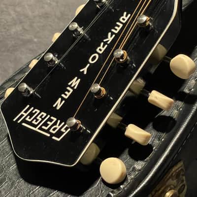 Vintage Gretsch New Yorker Mandolin w D’Armond / Dearmond  pickup 50’s - 60’s - Sunburst folk w orig. case image 16