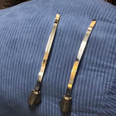 Ludwig curved 1/2” Bass drum legs spurs 70s/80s image 3