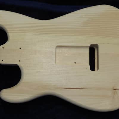 Spalted Maple Top / 40yr Aged Pine Strat body - Standard - 3lbs 4oz #3673  USA IMPORT CHARGES INCLUDED image 6