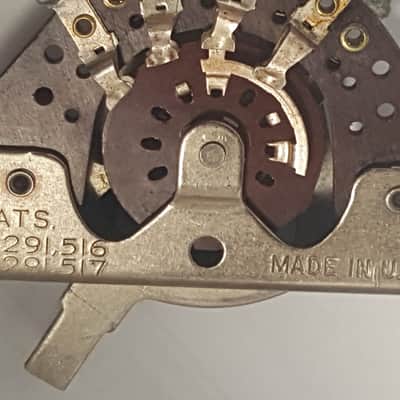 1950 CRL 1454 Fender Telecaster Stratocaster Esquire 3 way Centralab switch w/ 2 pat. # image 1