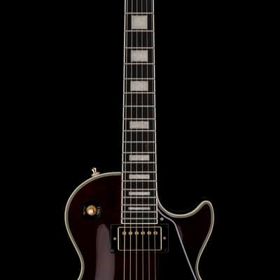 Epiphone Jerry Cantrell "Wino" Les Paul Custom (2023) - Dark Wine Red #29288 with Original Hard Case image 5