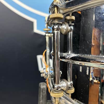 Pearl -Ian Paice  6.5x14" Signature Series Snare Drum 1995–2002 Chrome Over Brass image 8