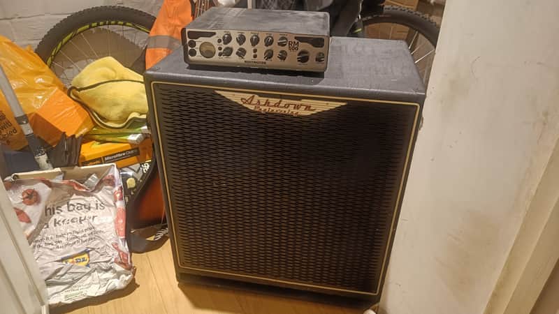 Ashdown ABM-410H EVO IV Bass Cab & RM-500 Head Bundle!