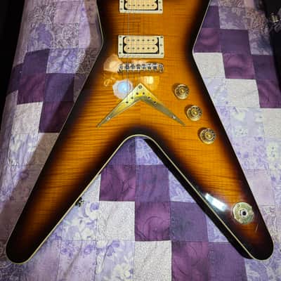 Dean Chicago Flame Series '79 ML Electric Guitar Trans Brazilia Finish w/ OHSC image 2
