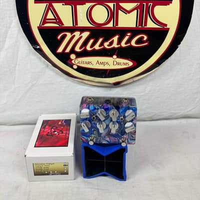 Atomic Tone Art Series Triptych Twins Boost / Overdrive / Distortion / Fuzz Pedal with Box image 1