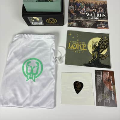 Walrus Audio Lore Reverse Soundscape Generator - Muted Green / Dark Green Fairy - Excellent Condition with Box and Documents image 2