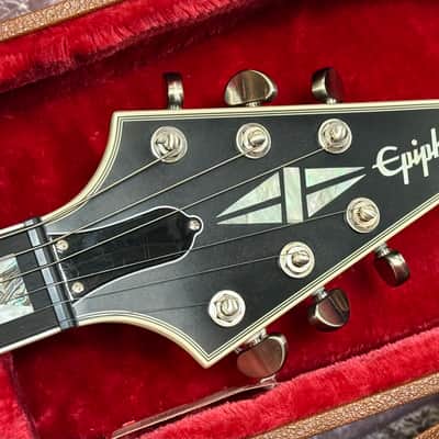 Epiphone Flying V Prophecy 2024 Black Aged Gloss w/ UPGRADED GIBSON CASE New Unplayed 6lbs12oz #158 image 21