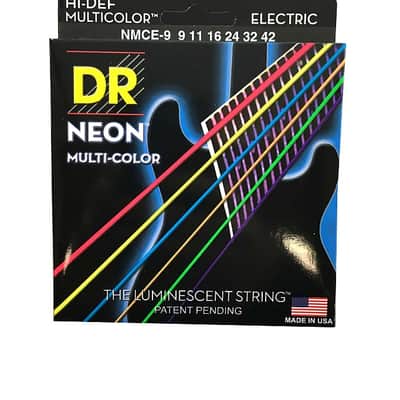 DR Guitar Strings Electric Neon Multicolor 9-42 Lite