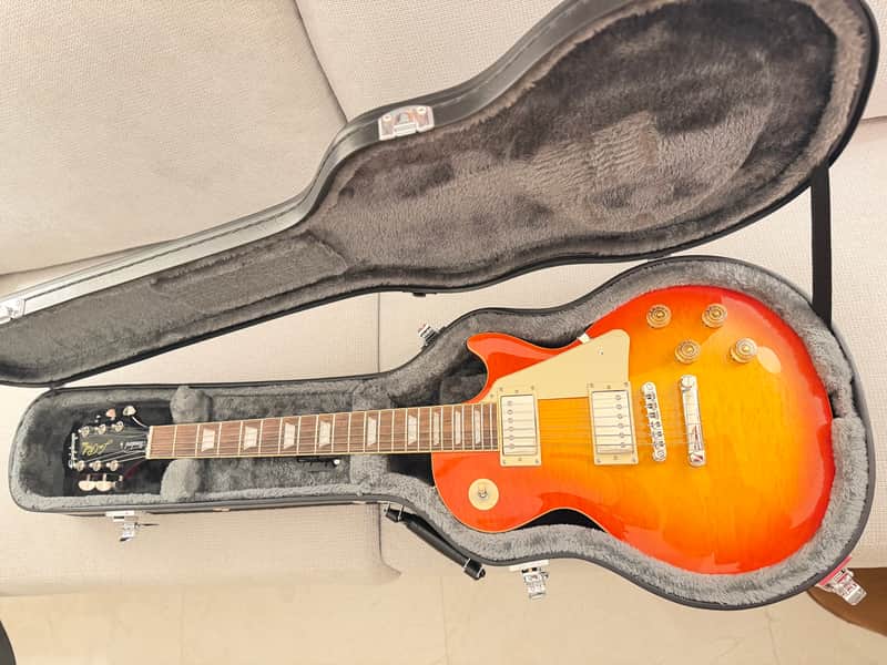 Epiphone "Inspired by Gibson Custom" '60 Les Paul Standard 2025 - Present - Washed Cherry Sunburst image 1