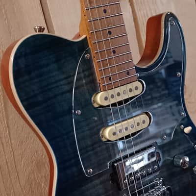 Bacchus Tactics24 RSM/M Andre Dinuth Signature - Transparent Blueburst image 6