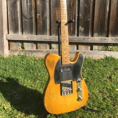 Telecaster Custom Milton PD 53 T style Aged Butterscotch image 3