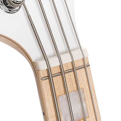 Cort Elrick New Jazz Standard NJS 4, 4-String Bass, White, Video Demo! image 8