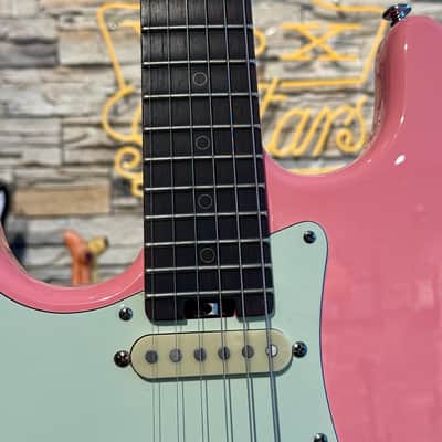 Schecter Nick Johnston Traditional LH SSS Signed by Nick (Lefty/Zurdo) SUPER EXCLUSIVE - Atomic Coral Pink Shell image 13