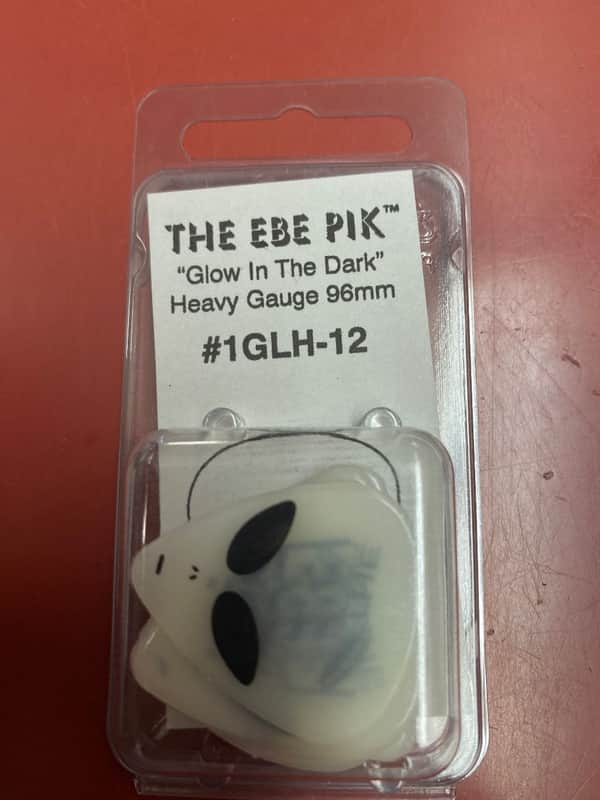 THE EBE GUITAR PICK ALIEN GLOW IN THE DARK HEAVY 12PK NEW 2022 image 1
