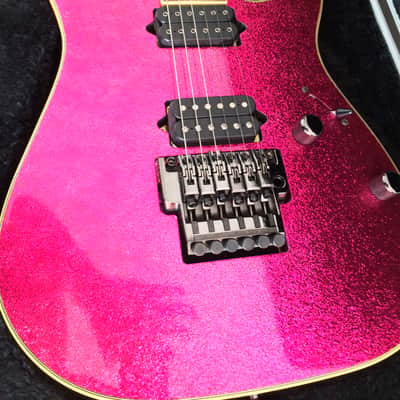 Ibanez J Custom SHOP - RG ARC 1997 - Pink champagne powder glitter. RARE FIND! image 2