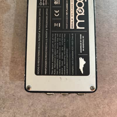 Moog Minifooger MF Flange 2010s - Black image 5