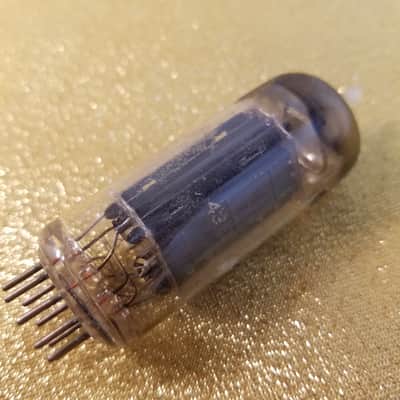 RCA Matched Pair (2) 6CG7 tNOS AT1000 TESTED Vacuum Tubes T1 blackplate dual triode 1954-1959 image 15