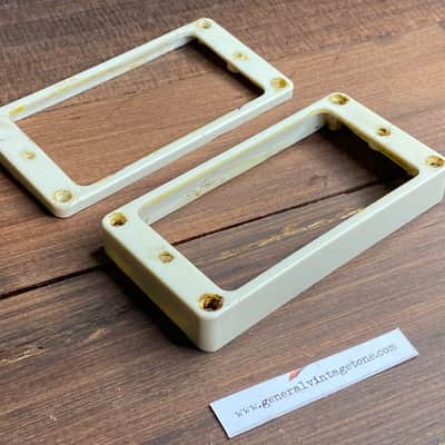 General Vintage Tone  1959 Humbucker Rings PAF butyrate M69 Aged the burst holy grails !  Porcelain image 1
