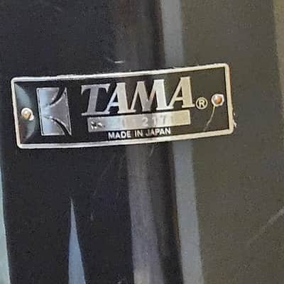 1978 Tama Imperialstar 14x16 Concert Tom Jet Black Made in Japan Vintage image 3