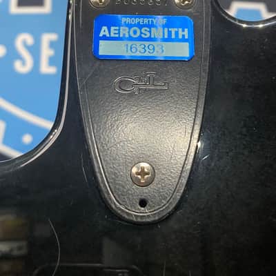 Tom Hamilton's Aerosmith, Custom Made G&L, ASAT Telecaster Bass (TH2 #5) SIGNED! PLUS Stage Worn Leather Pants! AUTHENTICATED! image 3