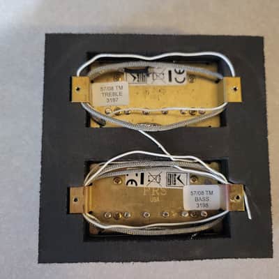 PRS 57/08 Humbucker Set - Brushed Nickel image 2