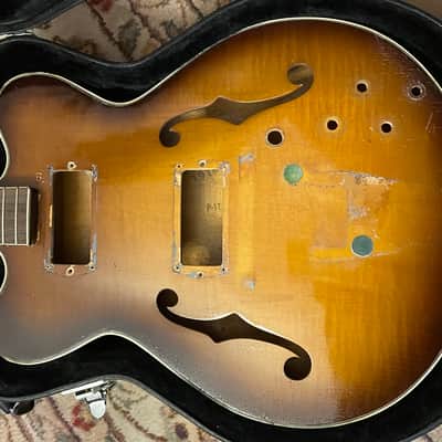 vintage KAY JAZZ II archtop guitar body / project wood only luthier parts barney kessel image 10