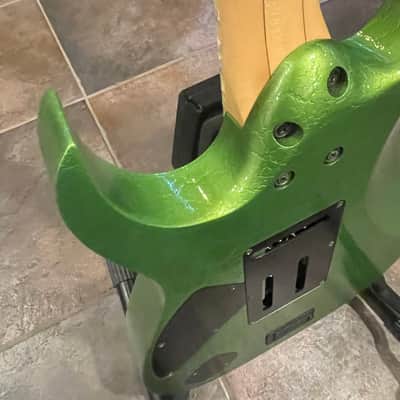 2006 Ibanez j.custom - Ultra Rare "Lizard Skin Candy Pearl Green" (Near Mint) image 19