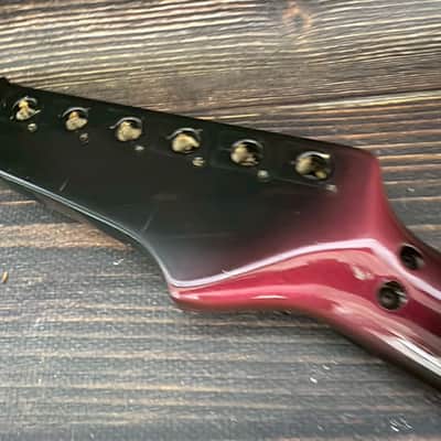 1986 Ibanez RG652 Roadstar II Neck Dark Wine Burst 24F Made in Japan image 16