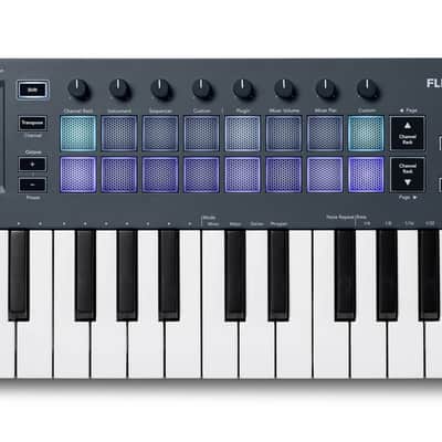 Novation FLkey Mini Compact 25-Mini-Key MIDI Keyboard Controller for FL Studio